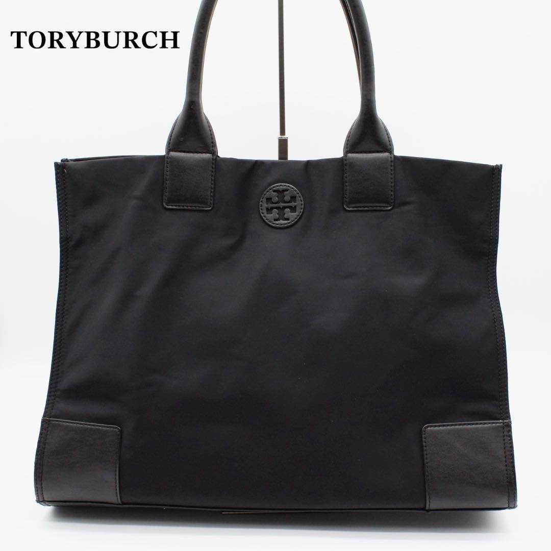 ToryBurch エラ ハンドバッグ トートバッグ ナイロン レザー