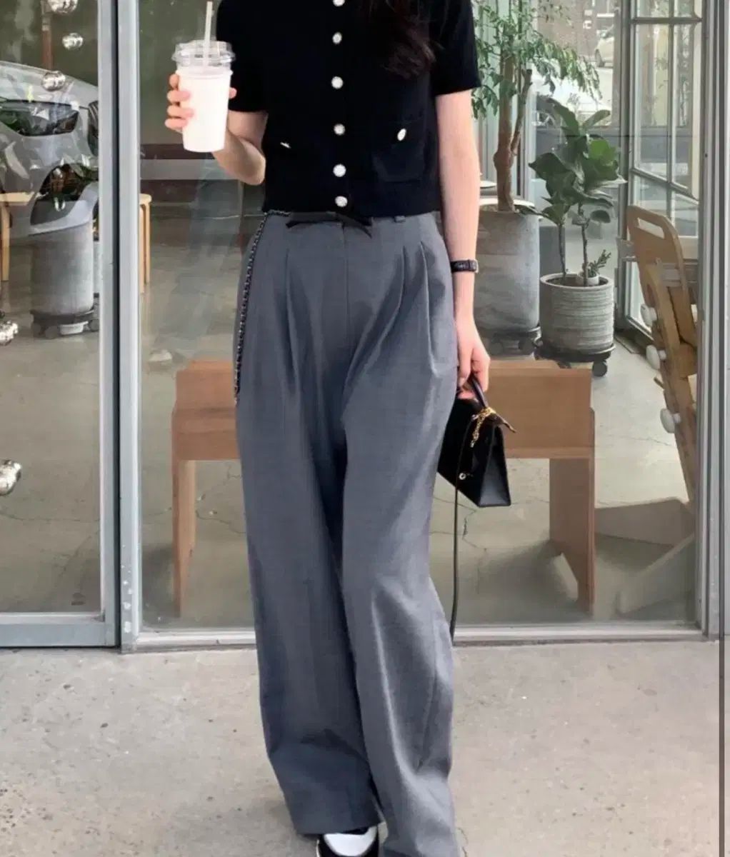 希望 Le Plein グレー スラックス S 23バージョン 低価格！