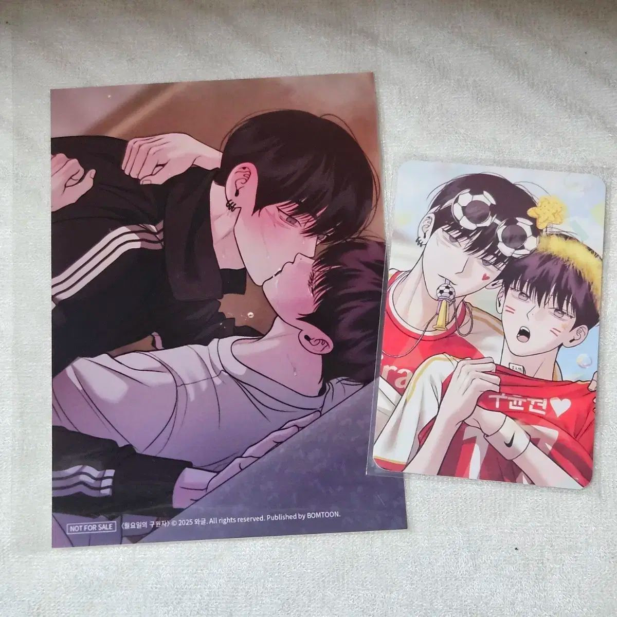 BOMTOON HOME パーティー スキンシップ プリント写真 月曜日と救世主 特典 トレカ 特典 フォトカード