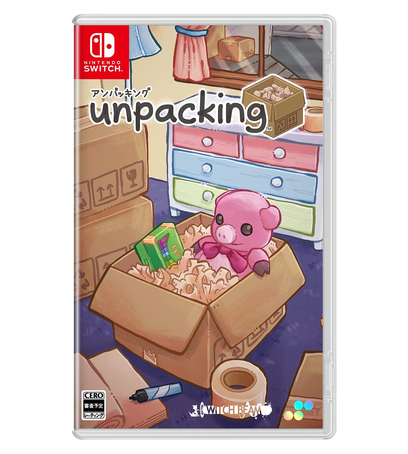Unpacking アンパッキング -Switch 永久特典 特別フォトアルバム 同梱 Amazon 無し