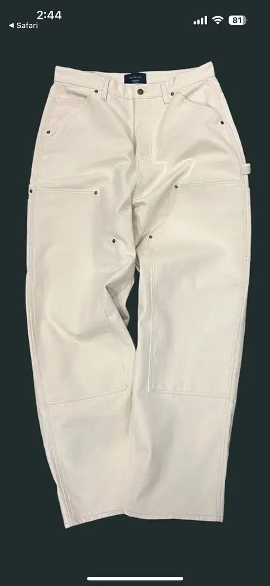 アンダーマイカー virgin ataraxia 白 ダブルニー パンツ