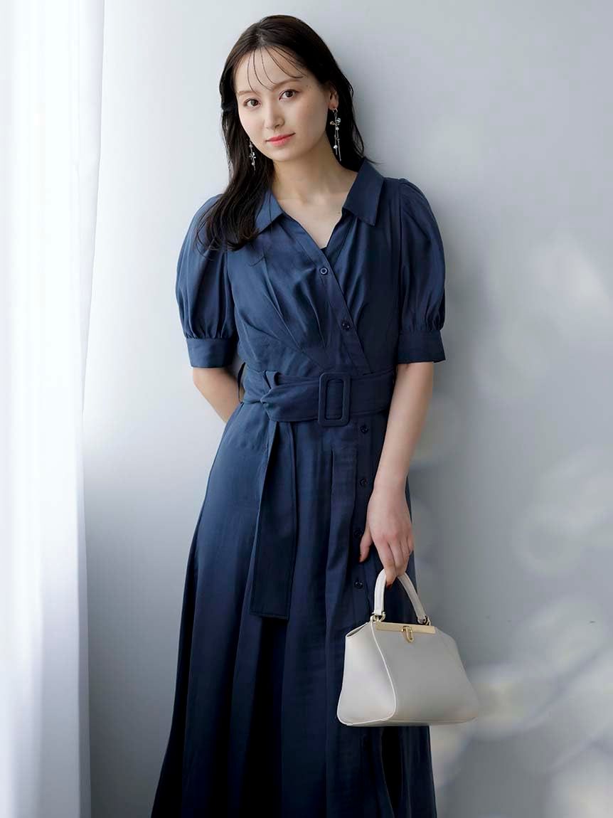 スナイデル カシュクールシャツワンピース レディース NVY ネイビー Free Size