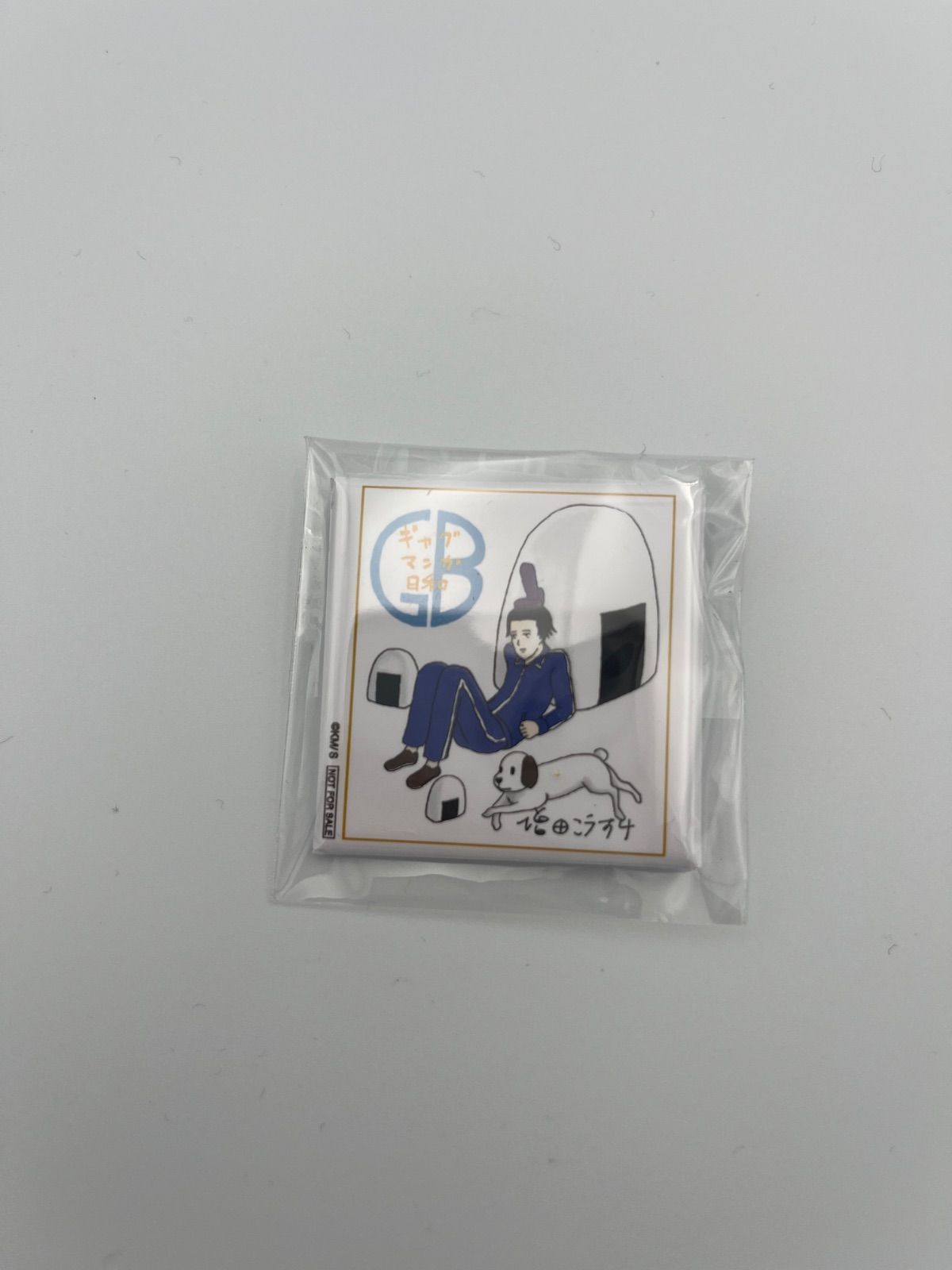 ジャンプSQ 100名 サイン色紙角缶バッジ ギャグマンガ日和