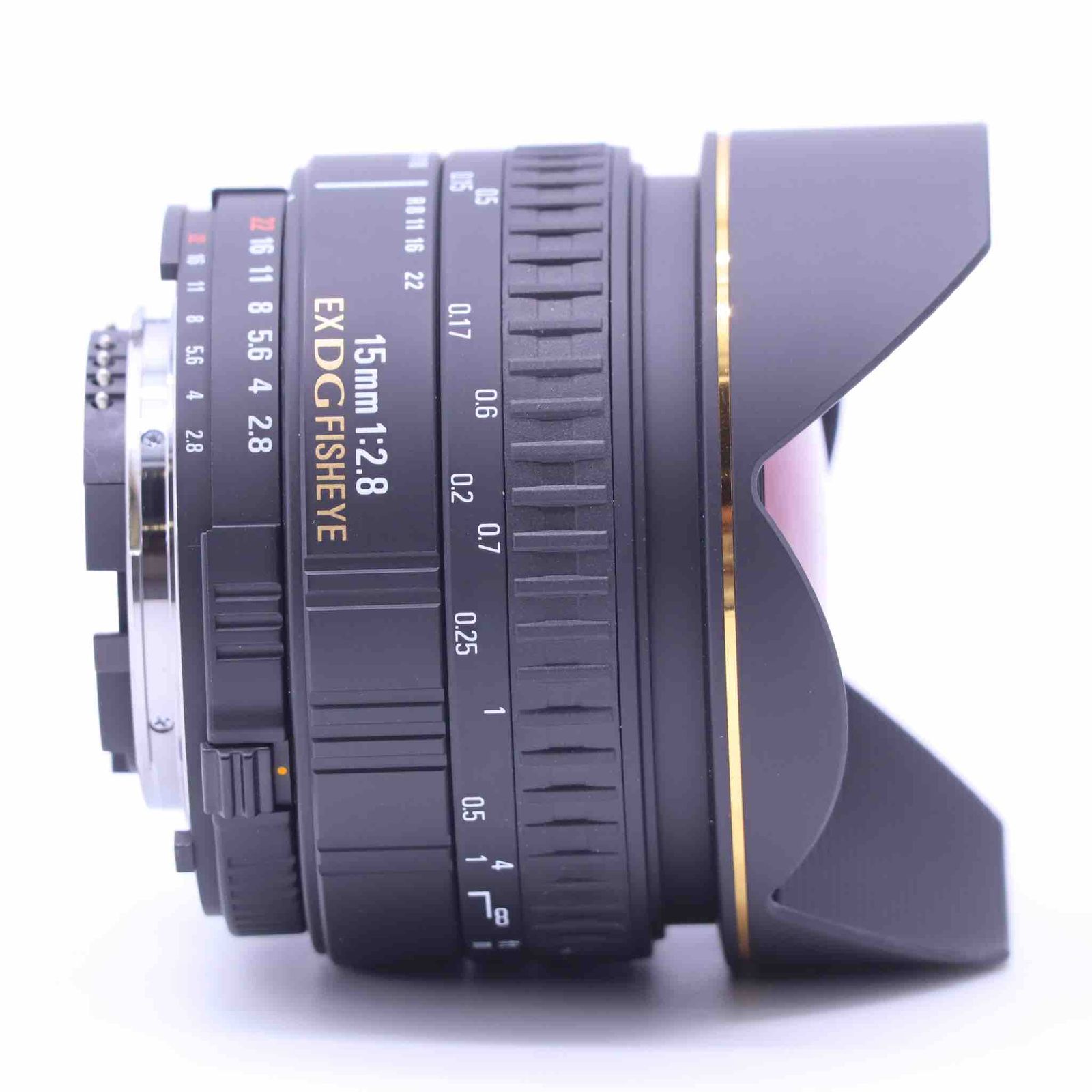 □新品級□ SIGMA 単焦点魚眼レンズ 15mm F2.8 EX DG DIAGONAL FISHEYE