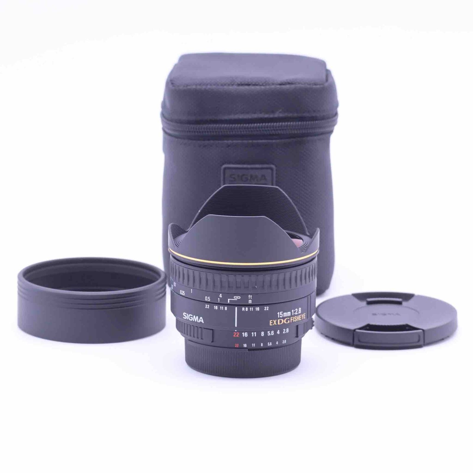 級 SIGMA 単焦点魚眼レンズ 15mm F2.8 EX DG DIAGONAL FISHEYE ニコン用 611