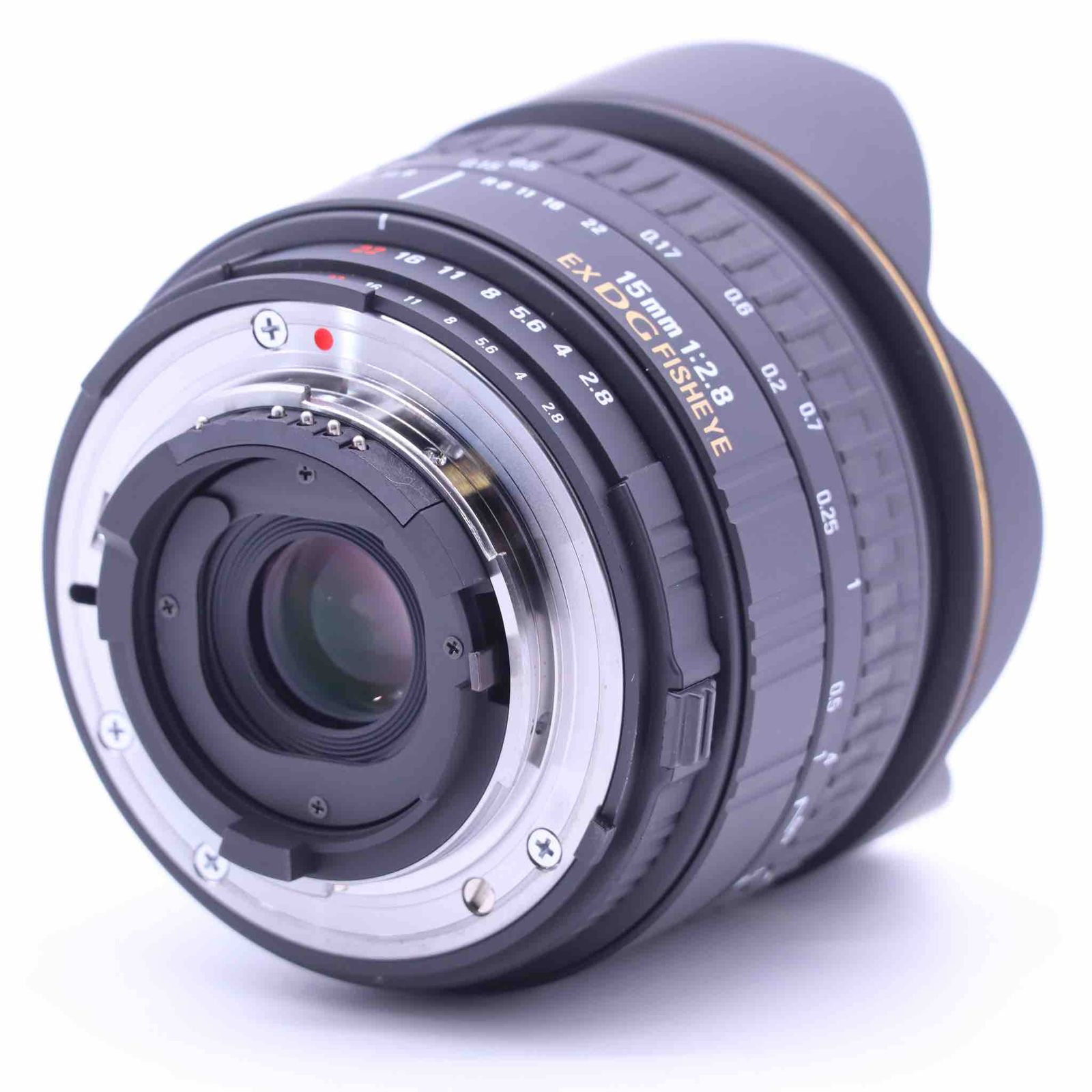 □新品級□ SIGMA 単焦点魚眼レンズ 15mm F2.8 EX DG DIAGONAL FISHEYE