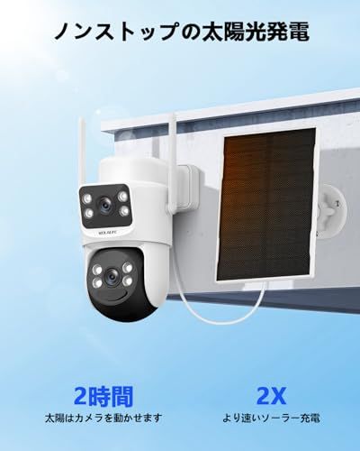 ソーラーパネル給電