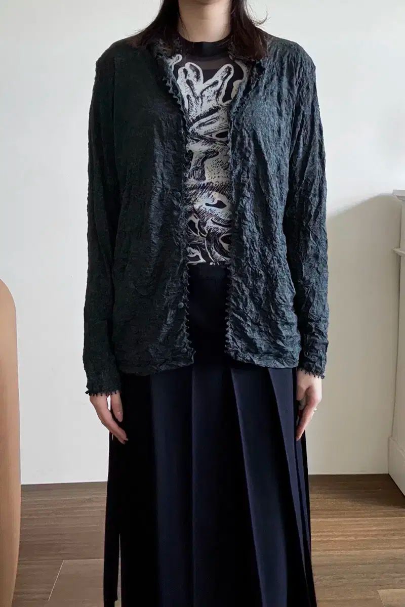 Haat イッセイミヤケ カーディガン