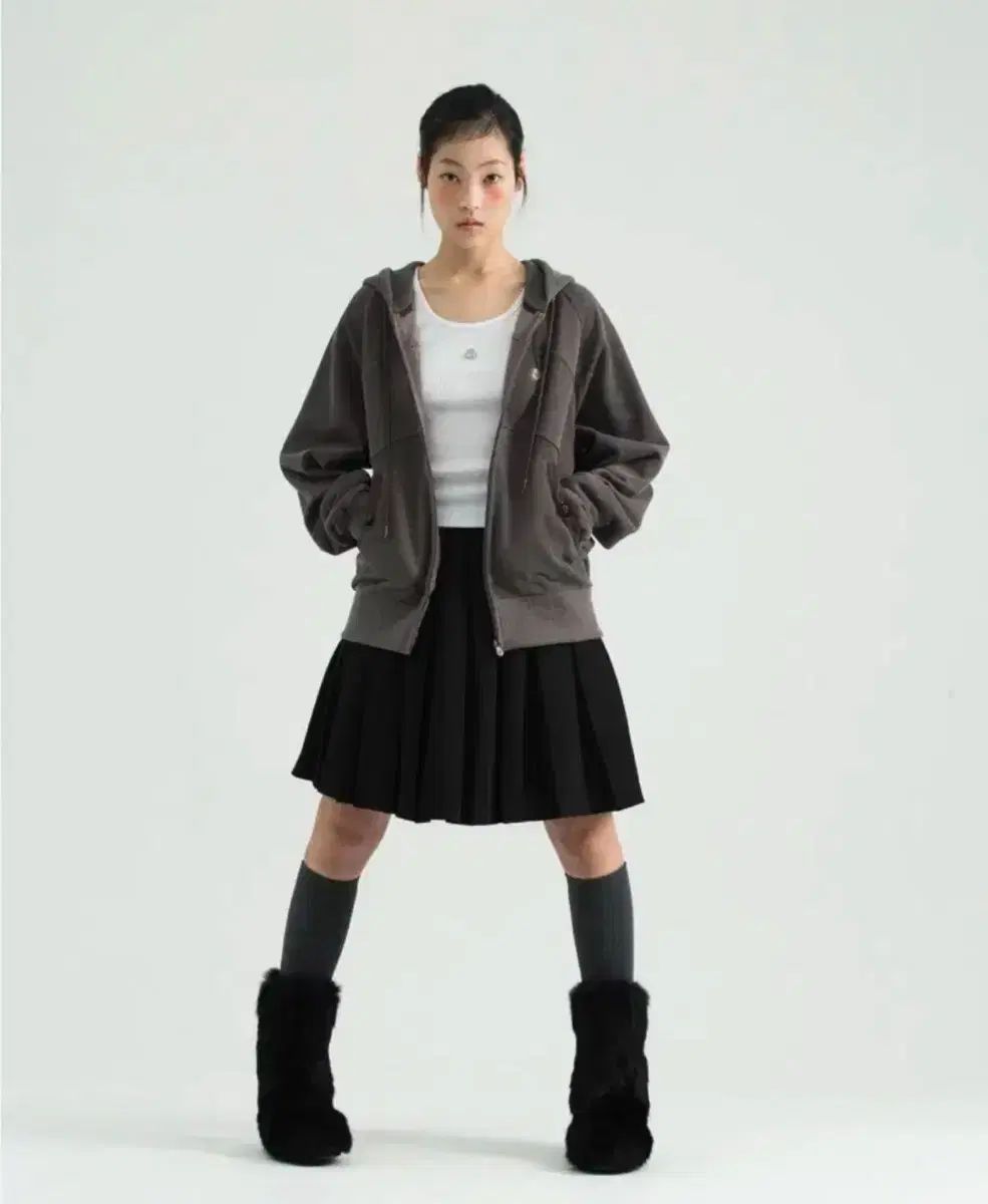 ISSEY MIYAKE イッセイミヤケ シャーリング ポケット ジップアップ ワイン