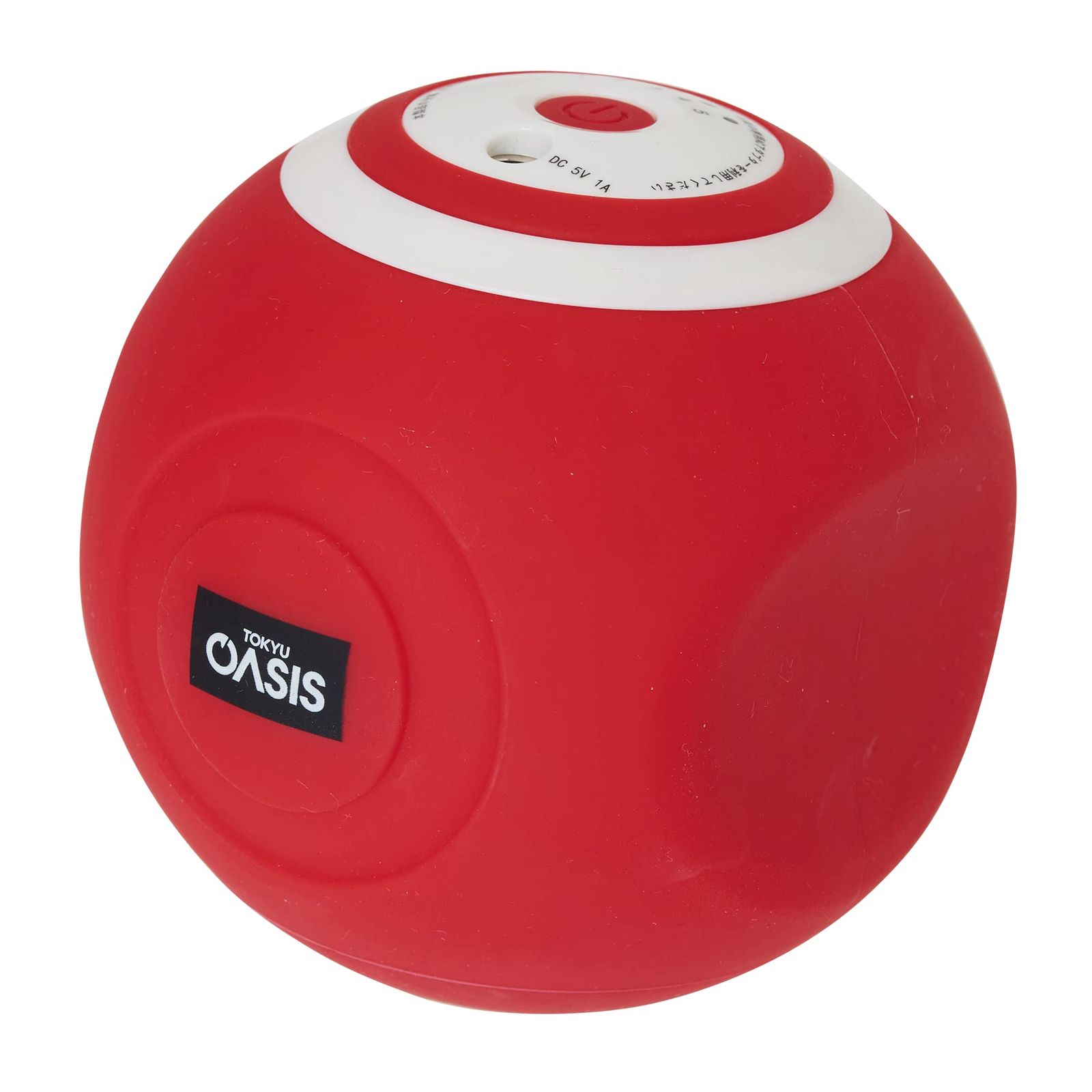 東急スポーツオアシス 公式店 スタイリーボール 振動レベル5段階 SLB-100 ボディケア 筋トレ ストレッチサポートカバー付 レッド