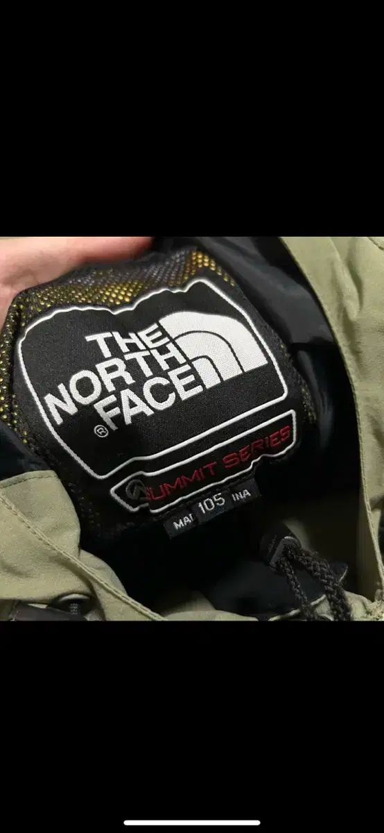 THE NORTH FACE ザノースフェイス カーキ サミット ゴアテックス ウィンドブレーカー