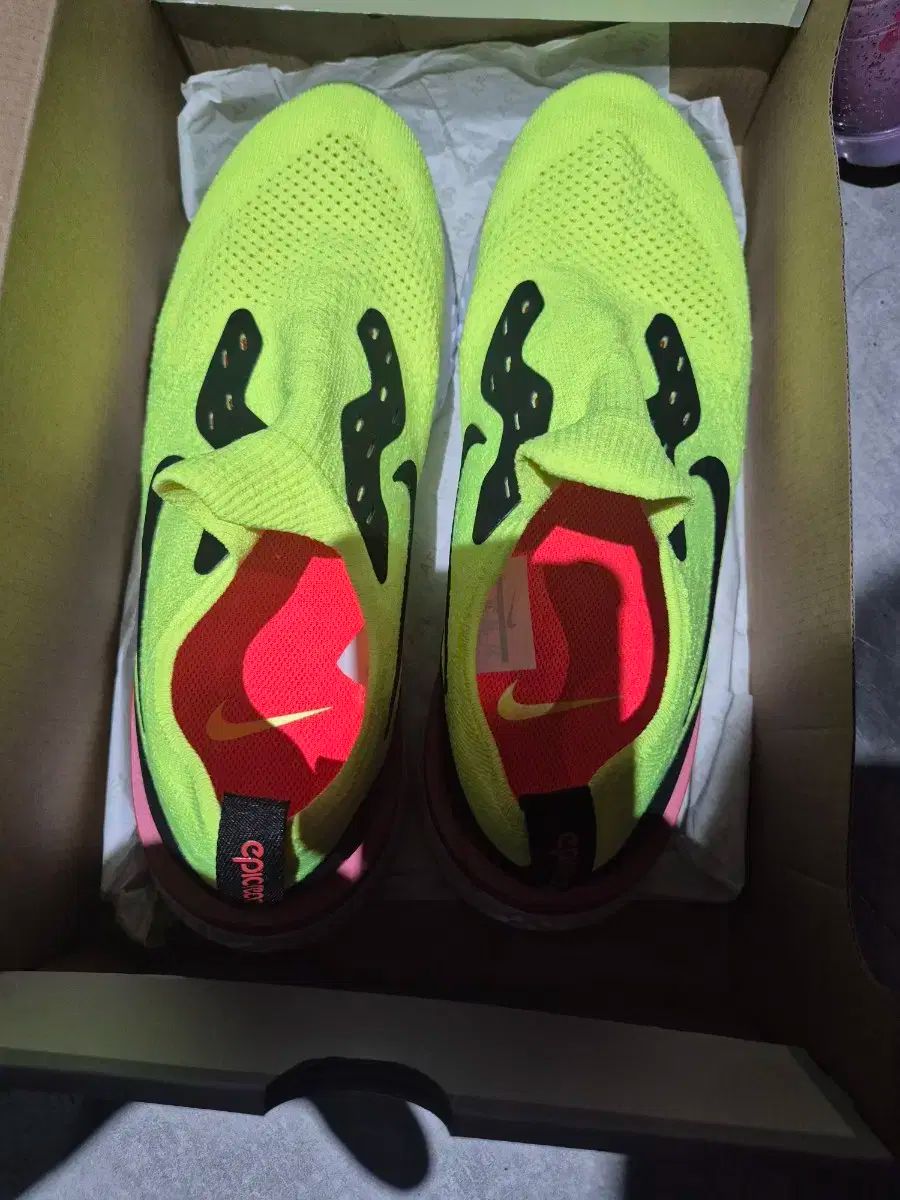 ナイキ エピック リアクト フライニット 蛍光 275 サイズ