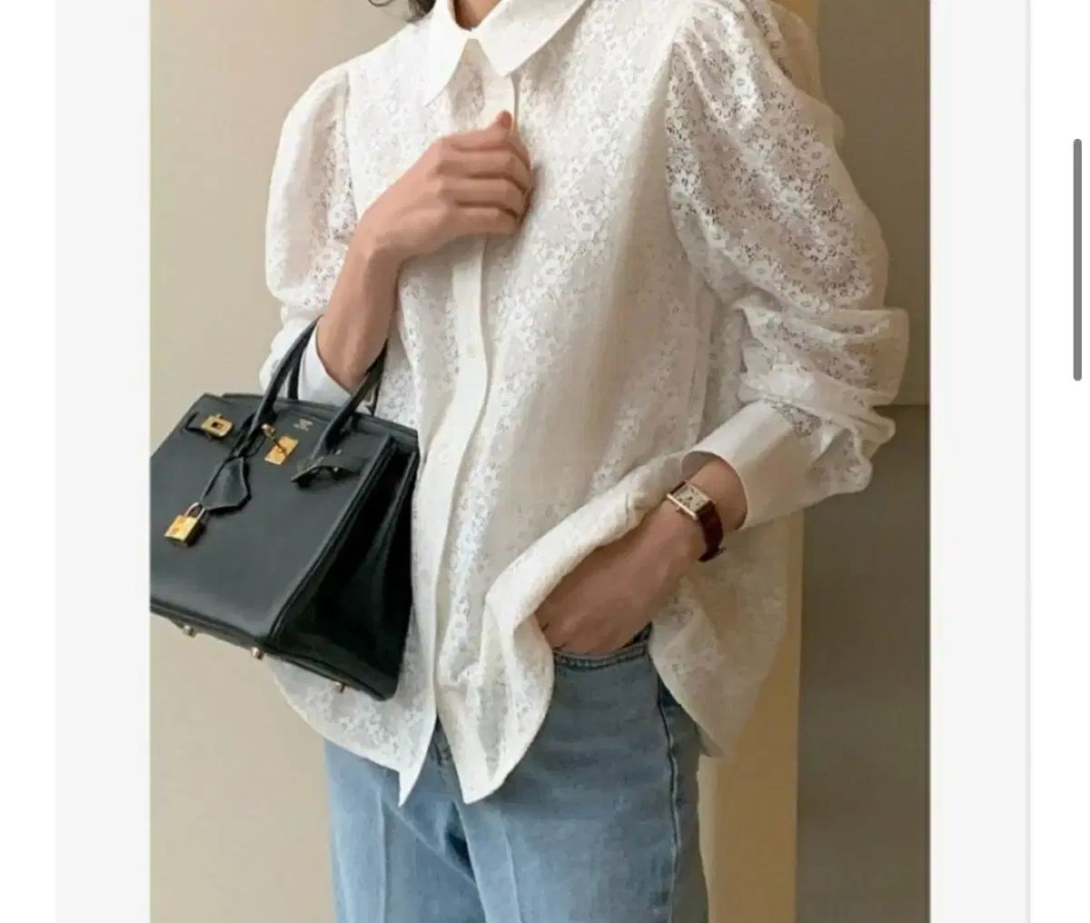  BOWEN レース シャツ ブラウス 長袖 シャツ ブラウス