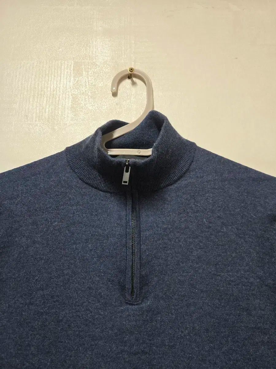 セオリー ラムウール ハーフネック ジップアップ ニット S