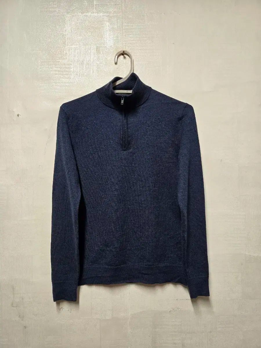 セオリー ラムウール ハーフネック ジップアップ ニット S