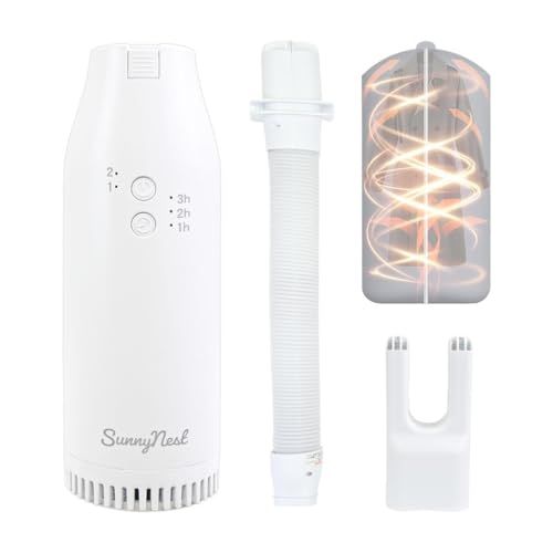 ミニ乾燥機 小型 形態 衣類乾燥 衣類袋付き ドライヤー 布団 服 靴 ブーツ 乾燥 ダニ 花粉 湿気 対策 二段階温度調節 タイマー機能 7be4ca2e