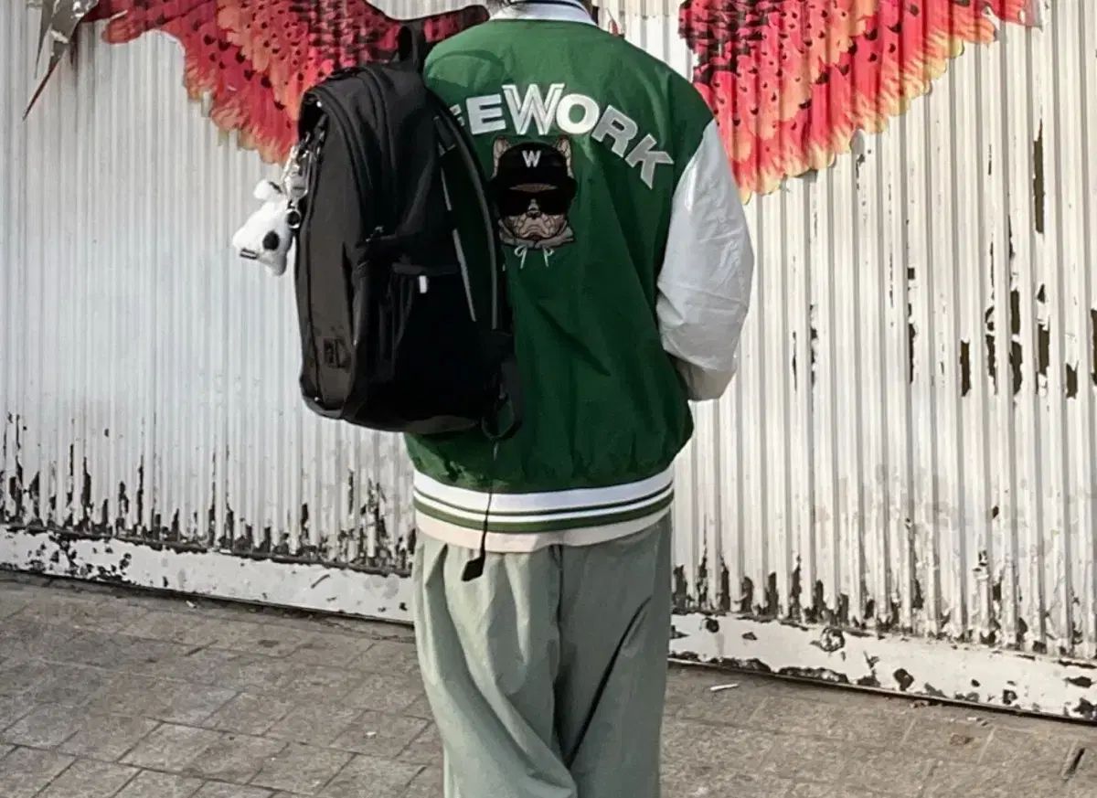 新品/L ライフウォーク バッグ ヒップドック スタジャン - グリーン 