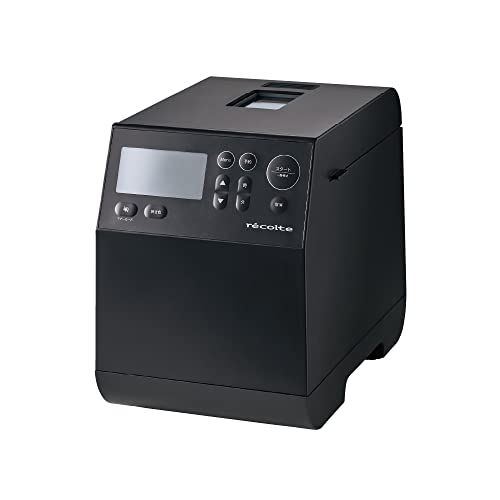 recolte レコルト コンパクトベーカリー ホームベーカリー 小型 スリム 1斤 食パン 米粉パン 全粒粉パン うどん パスタ ピザ生地 餅つき機 予約タイマー 選べる12メニュー レシピ本付 グレー RBK-1 GY 5784225f