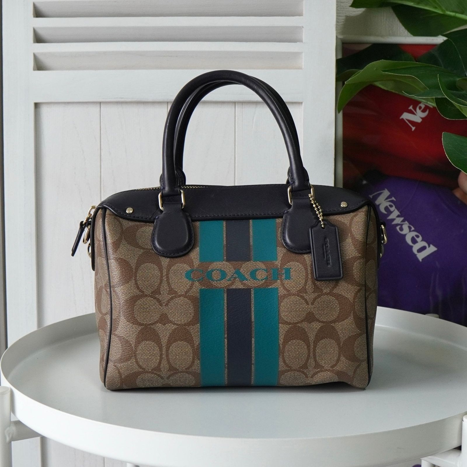 BlackFriday限定割引30％オフ】コーチ シグネチャー ストライプ PVC