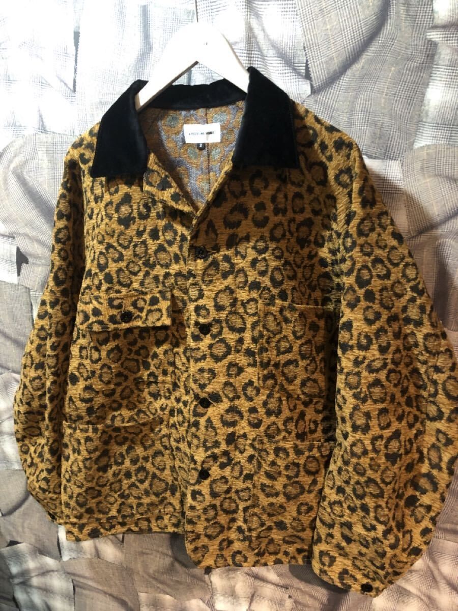 ２５AW A PUZZLING HOME ア パズリングホーム レオパード柄ジャケット サイズ２ FK