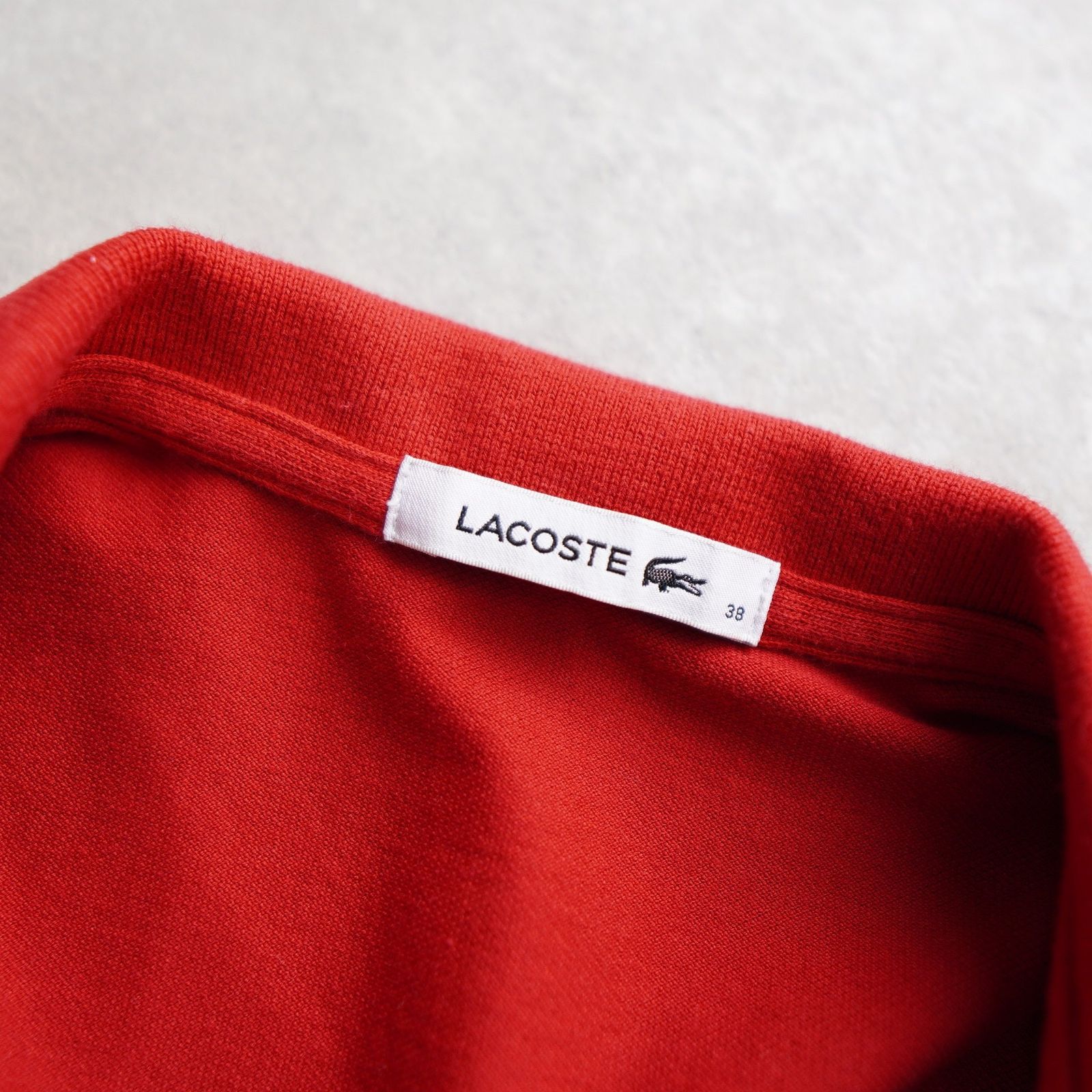 Polo One piece Red 大人可愛い 抜け感