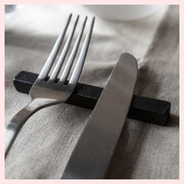 10個セット TEIBAN WARE ナイフレスト とび茶 信楽焼 陶器 シリーズ 感 高品質 レトロモダン シンプル 定番 業務用 和食店 料亭 旅館 まとめ買い お祝い 四角形 長方形 棒状 カトラリーレスト 枕 置き