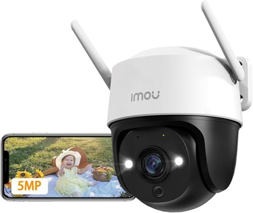 500万画素 夜間 撮影 Imou 監視カメラ 屋外 30M遠距離暗視 無線防犯カメラ屋外 Wifi 有線LANポート PTZ機能 使いやすい 音声 動き検知 人体検知 自動追跡 サイレン 発光威嚇 IP66防塵防水 24時間録 dfa3aad0