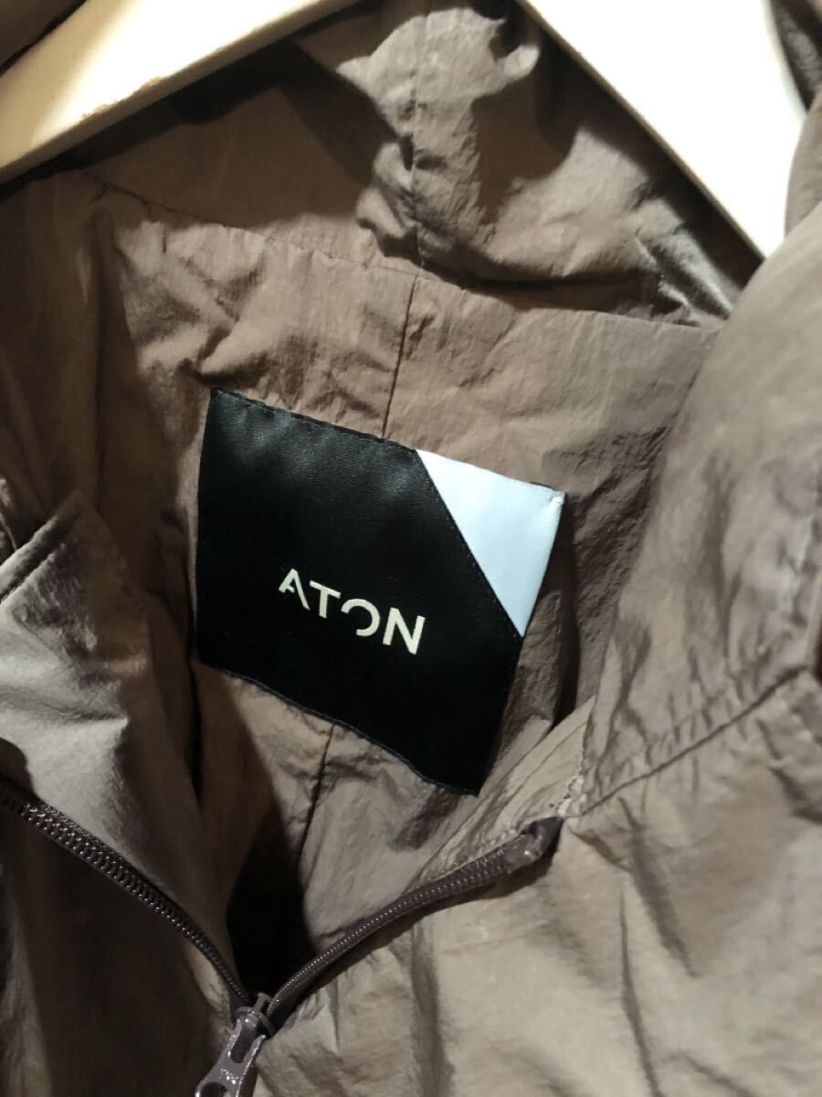 福岡 ATON エイトン フィッシングジャケット CM.AG.BW.6973 サイズ04 ブラウン FK