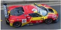 Ferrari 296 GT 3 No 51 AF Corse Francorchamps Motors 2 nd 24 H Spa 2025 A Rovera – D Rigon Pier Guidi