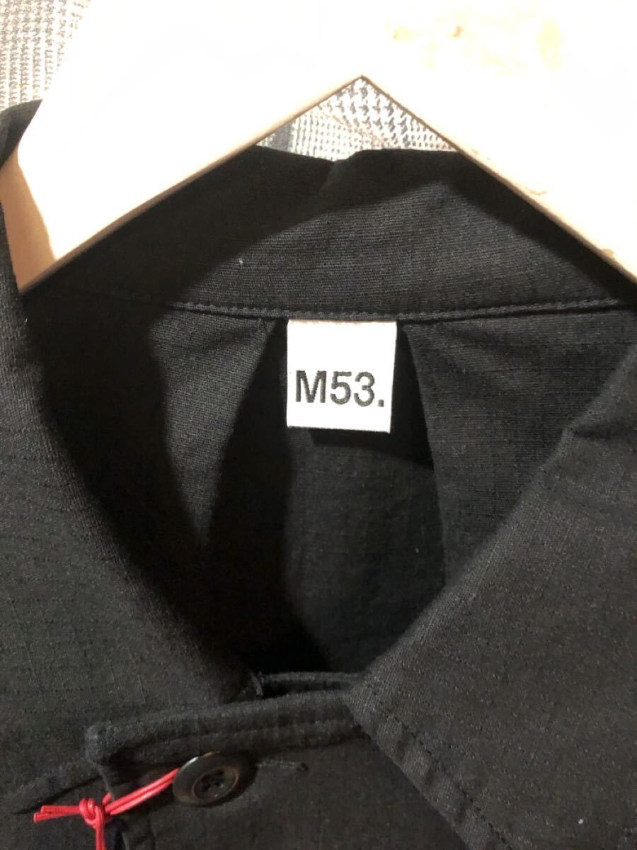 福岡 M53. quiet military jacket クワイエットミリタリージャケット フリーサイズ MJ-039 ブラック FK