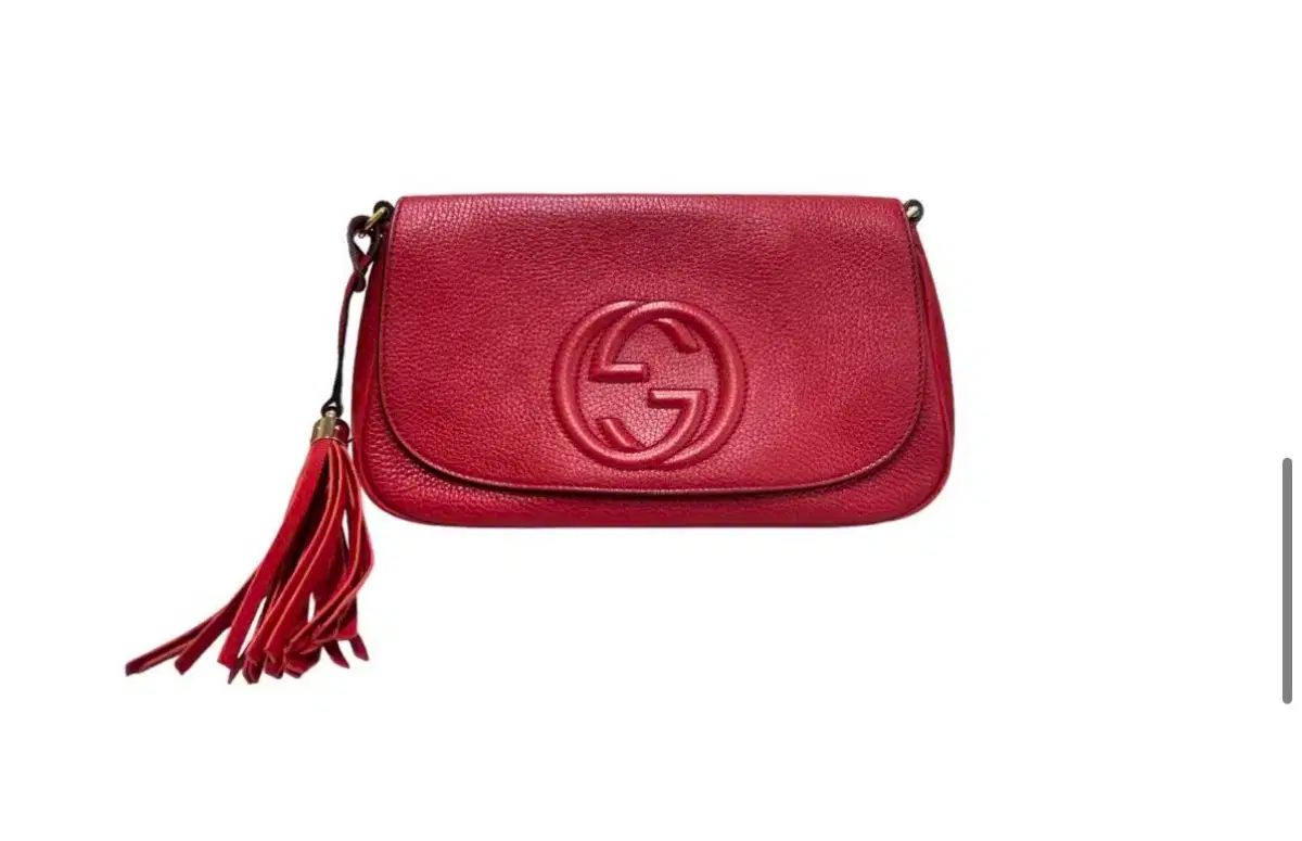 グッチ ソーホー タッセル クロスバック レッド