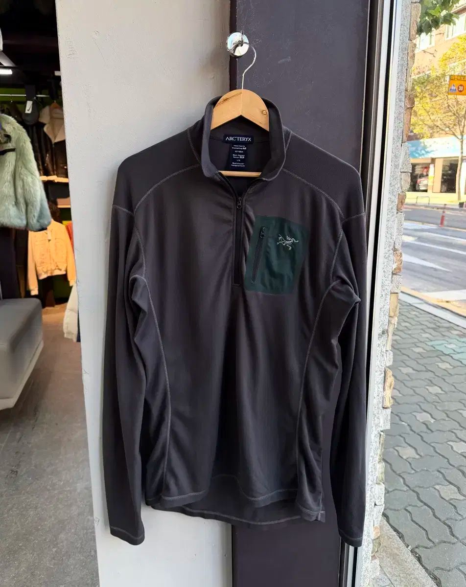 L ARC TERYX アークテリクス RHO 機能性 ハーフジップアップ