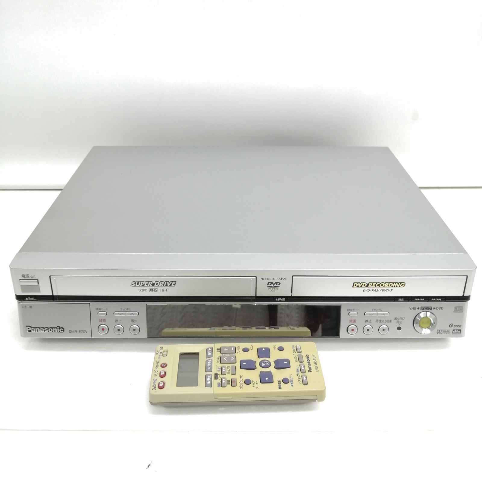 メンテナンス品 Panasonic vhsデッキ dmr-e70v