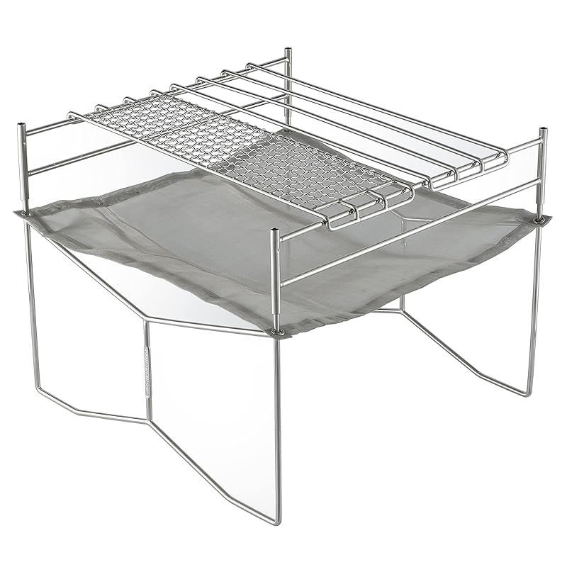 南湖 キャンプ ギア 焚き火台 ファイヤーピット ステンレスメッシュ ソログリル ラージ 11105 SOLO-303-JL