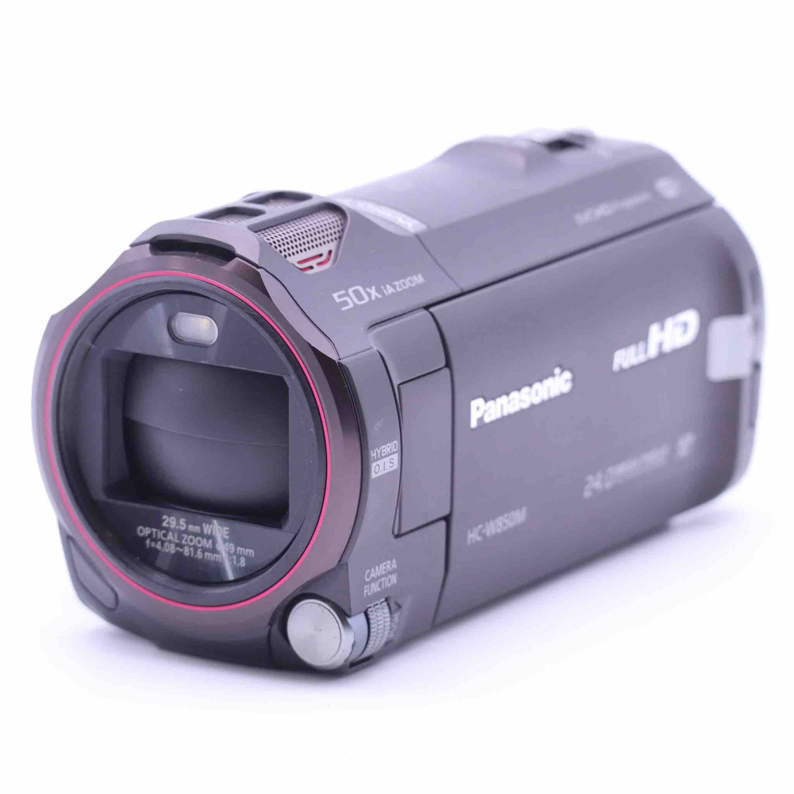 超 Panasonic ビデオカメラ HC-W850M-K ブラック 内蔵メモリー64GB 645