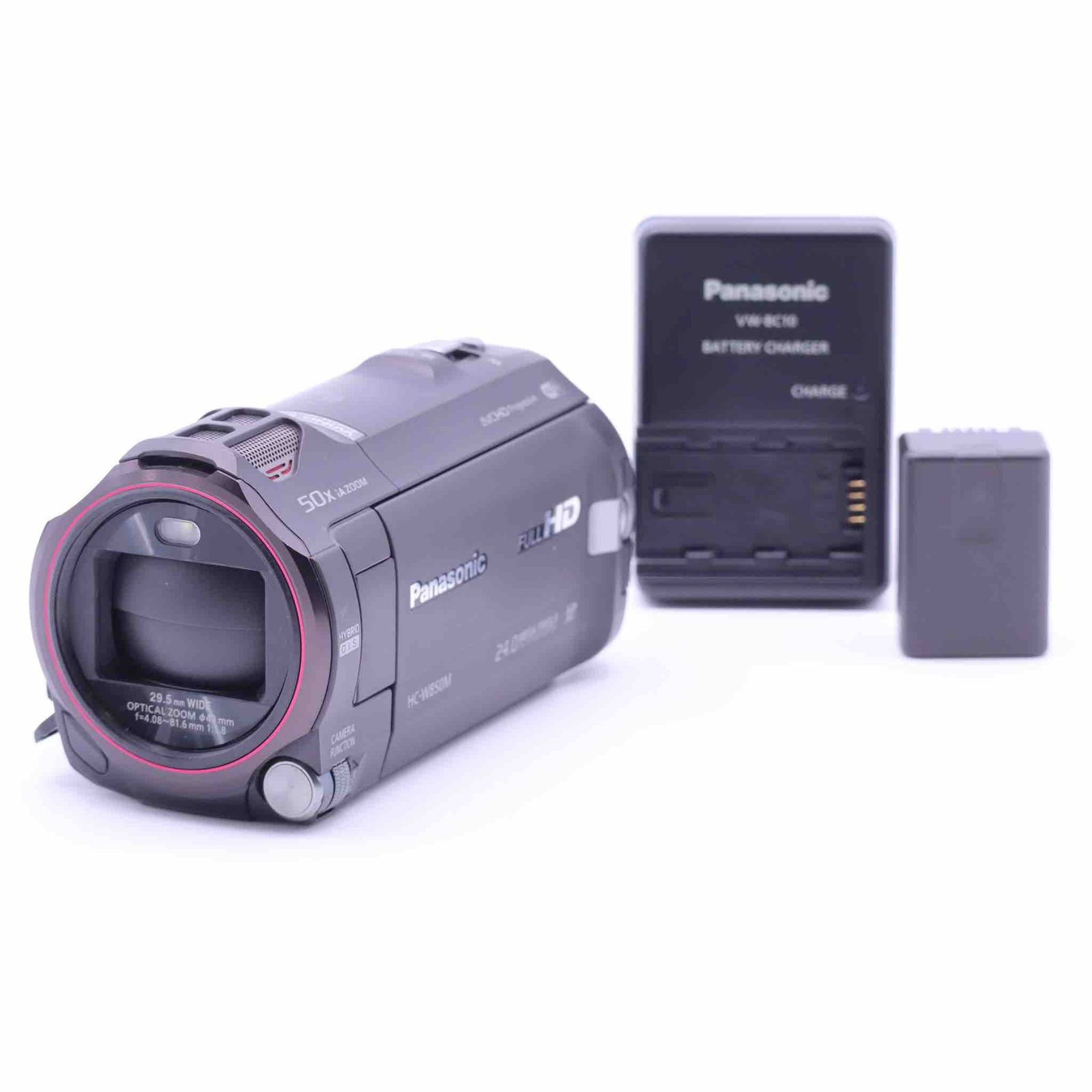 超 Panasonic ビデオカメラ HC-W850M-K ブラック 内蔵メモリー64GB 645