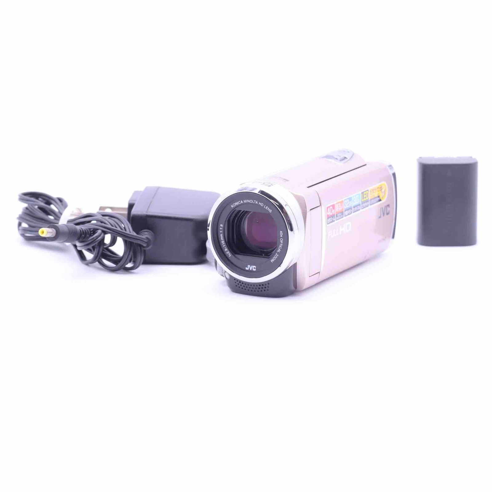 超 JVC ビデオカメラ EVERIO GZ-E265-N ピンクゴールド 内蔵メモリー 32GB JVCKENWOOD 647