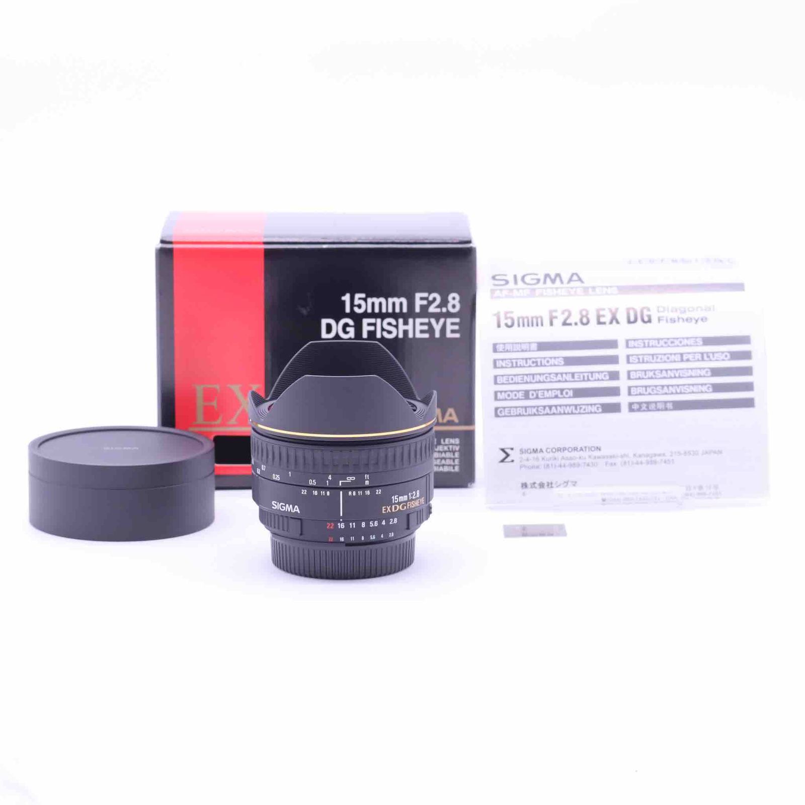 級 Sigma 15 mm F 2 8 EX DG フィッシュアイ ニコン用 656