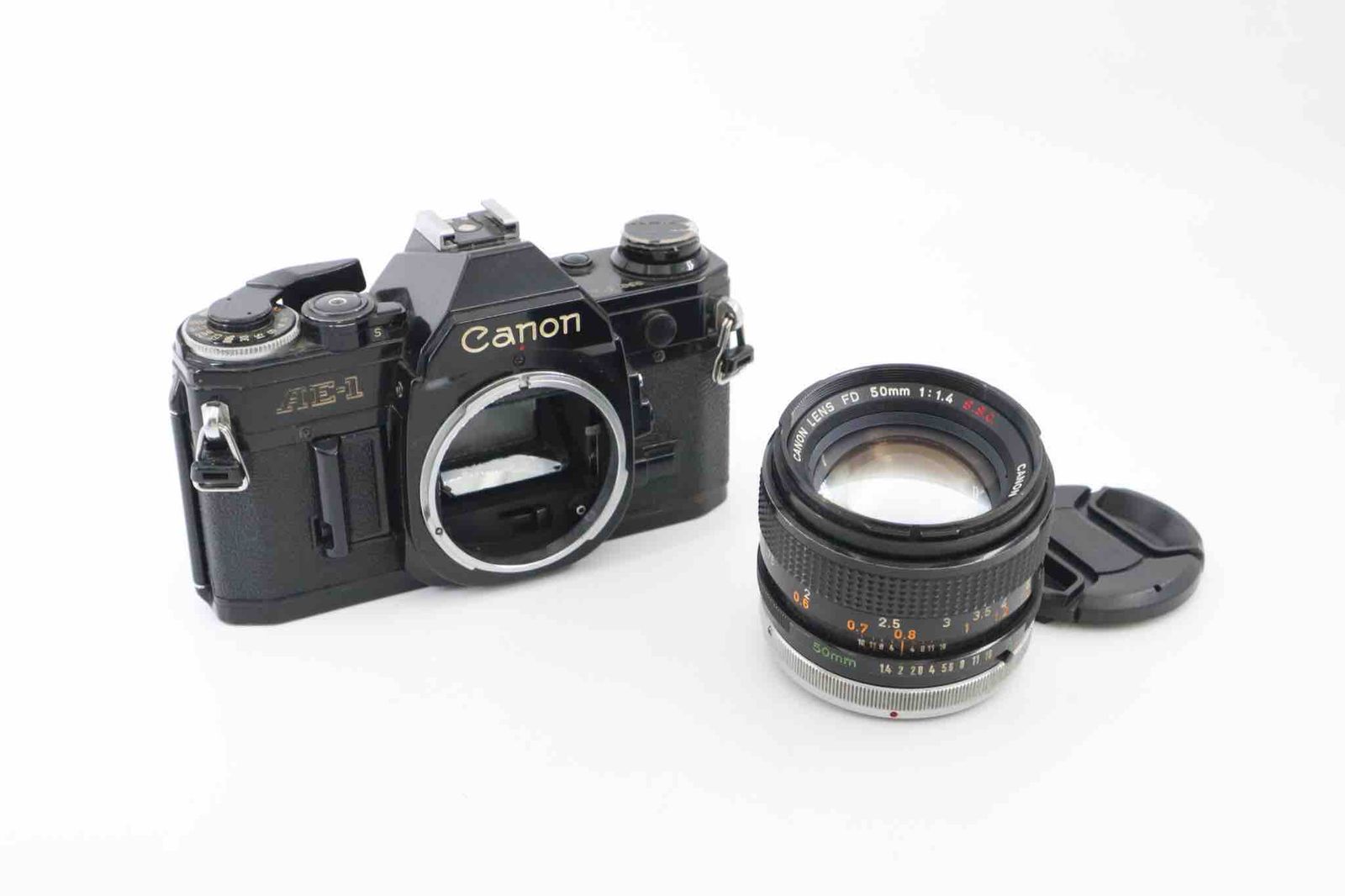 Canon AE-1 ブラック - FD 50mm F1.4 S.S.C. 83