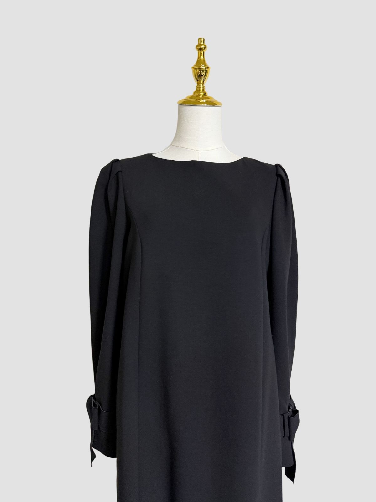 未使用FOXEY/フォクシー ドレス ワンピース スリーブス 39120ブラック