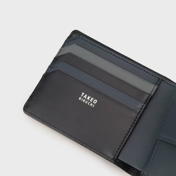 財布 配色型押しレザー