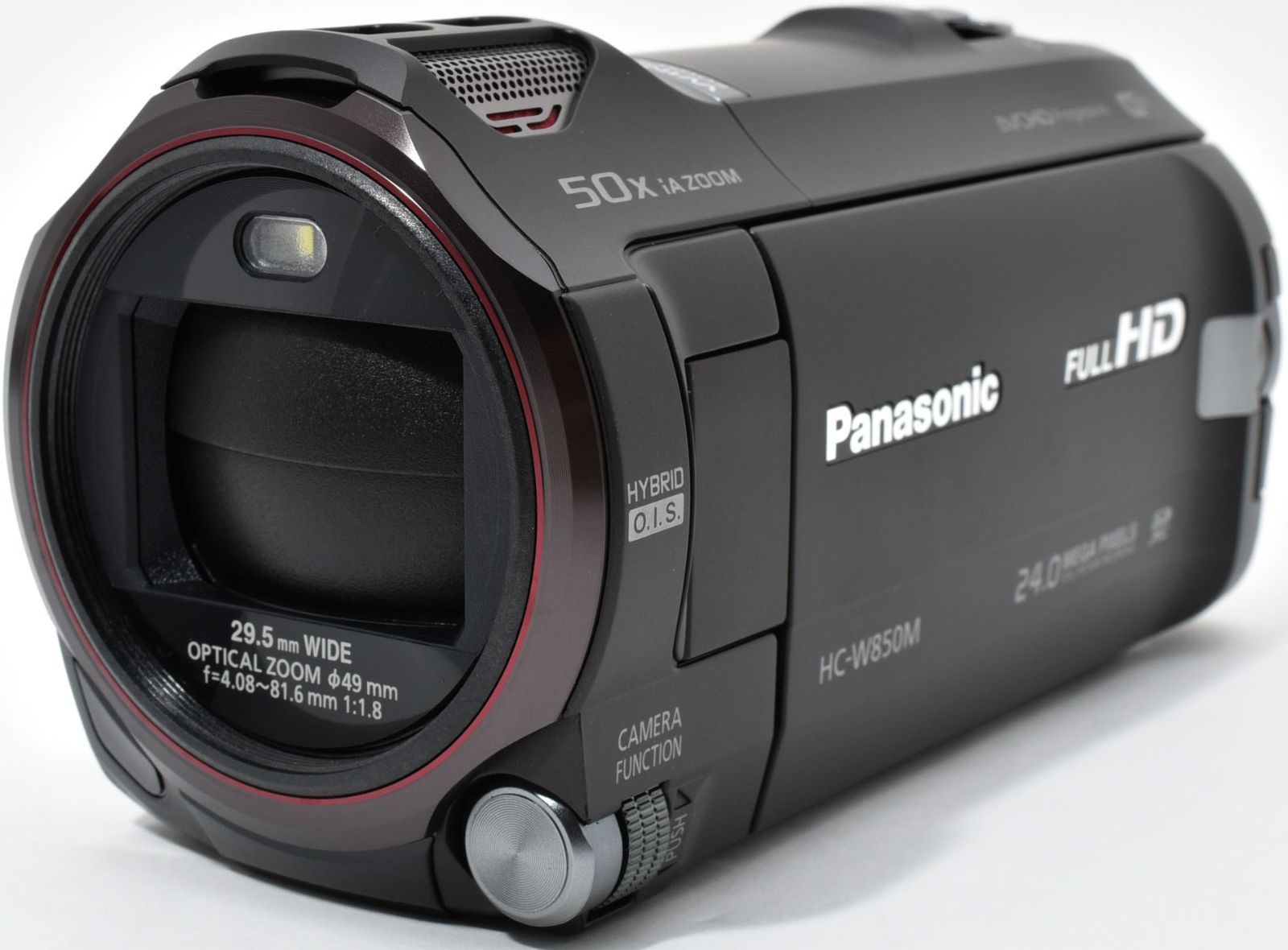 ビデオカメラ パナソニック Panasonic HC-W850M ブラック SDカード付き Wi-Fi搭載 届いてすぐに使える スマホに送れる 充実 長期保証