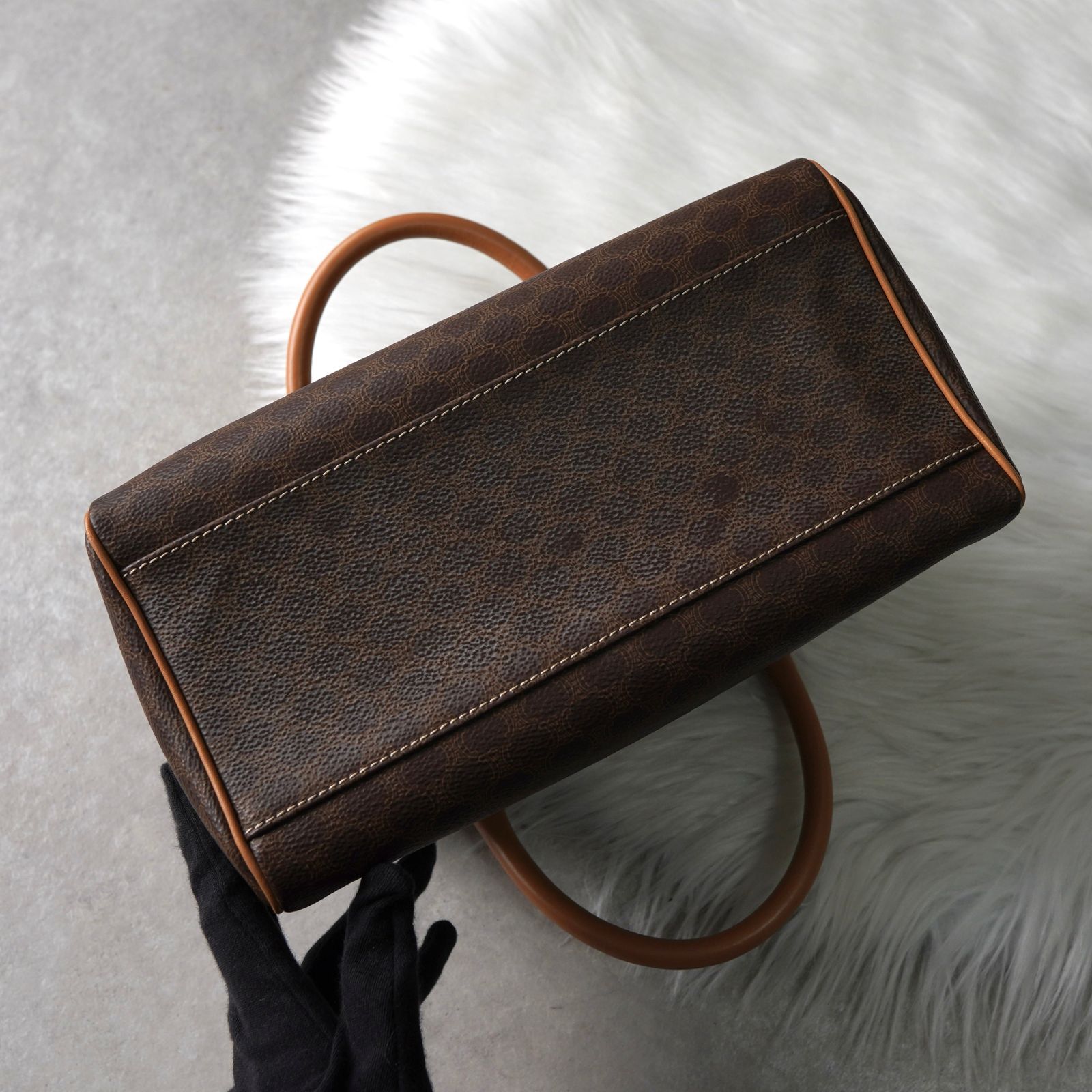 ハンドバッグ ブラウン