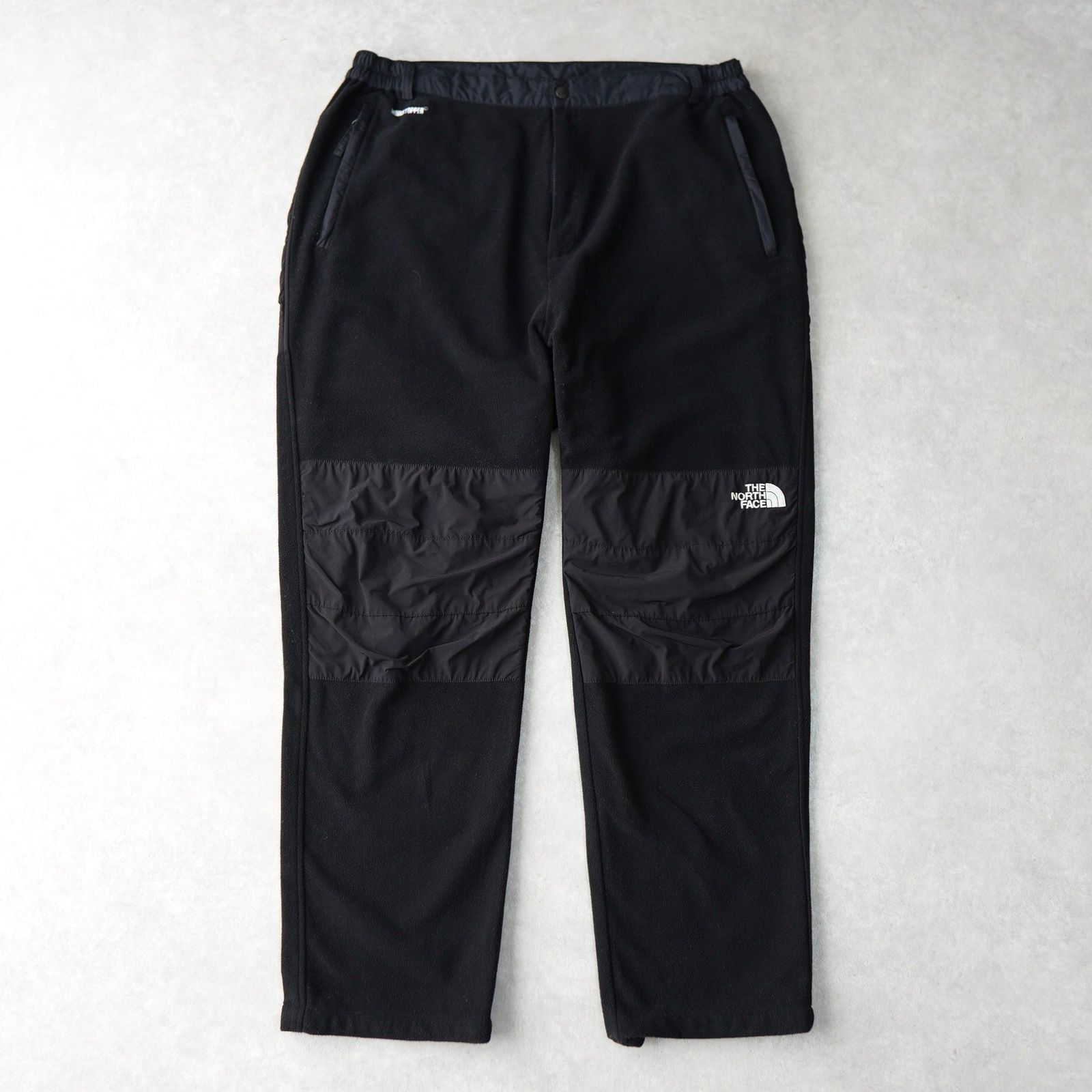 ザ ノースフェイス フリースパンツ ロゴ刺繍 ブラック