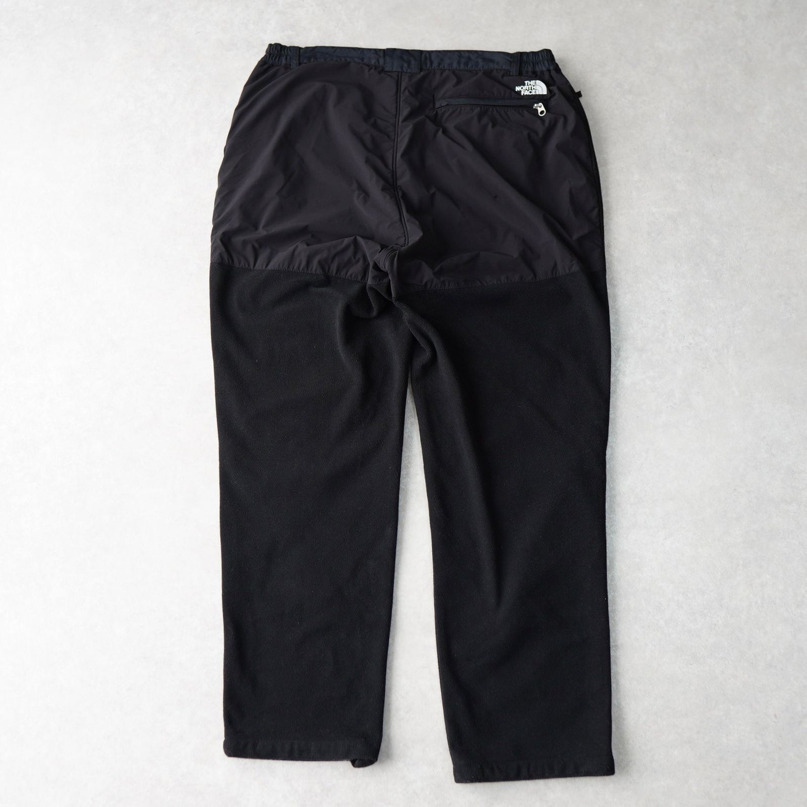 ザ ノースフェイス フリースパンツ ロゴ刺繍 ブラック
