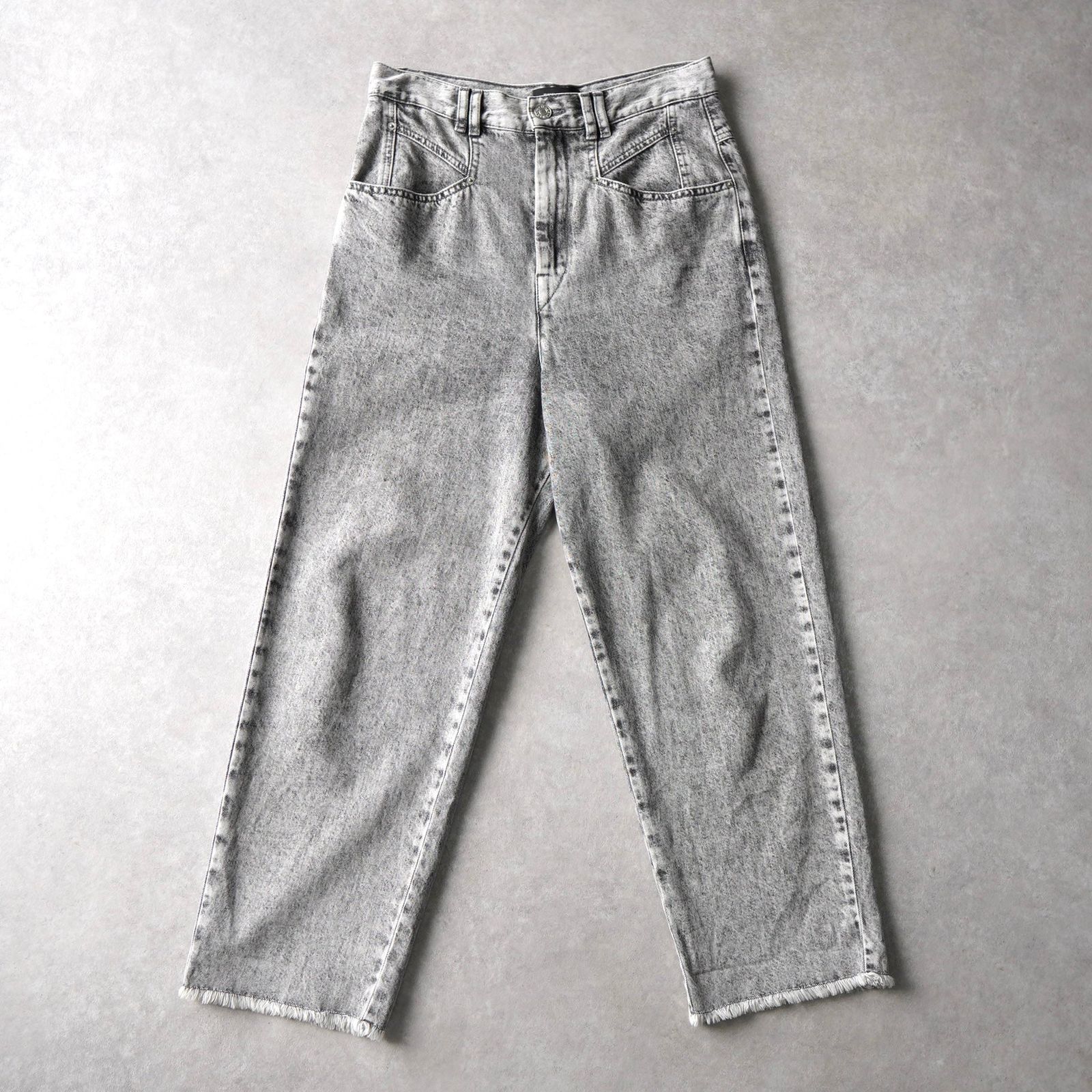 ジーンズ 裾フリンジ