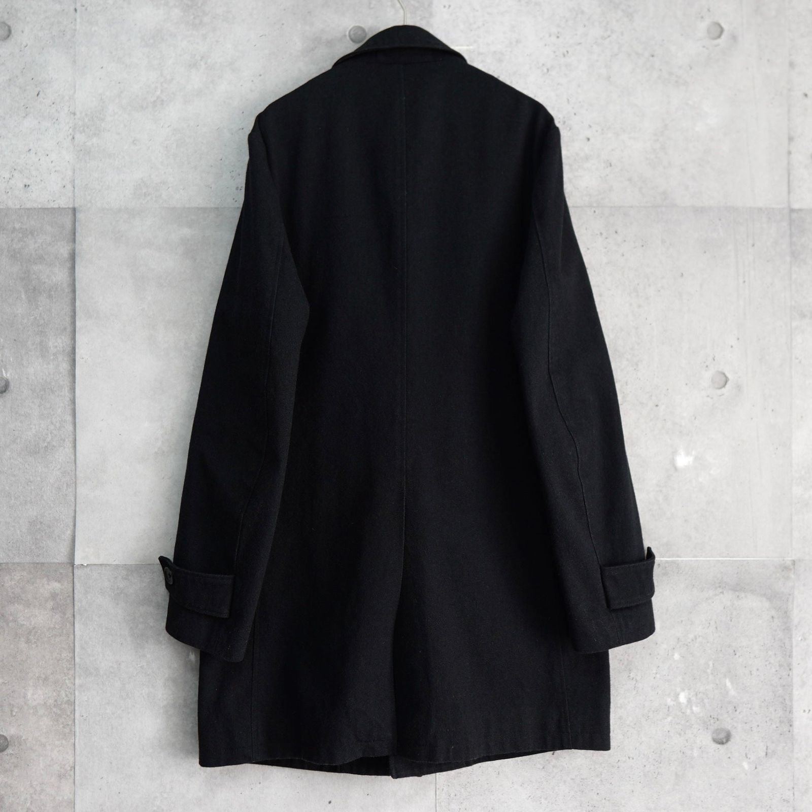 ワコマリア ウールコート ステン コート ブラック