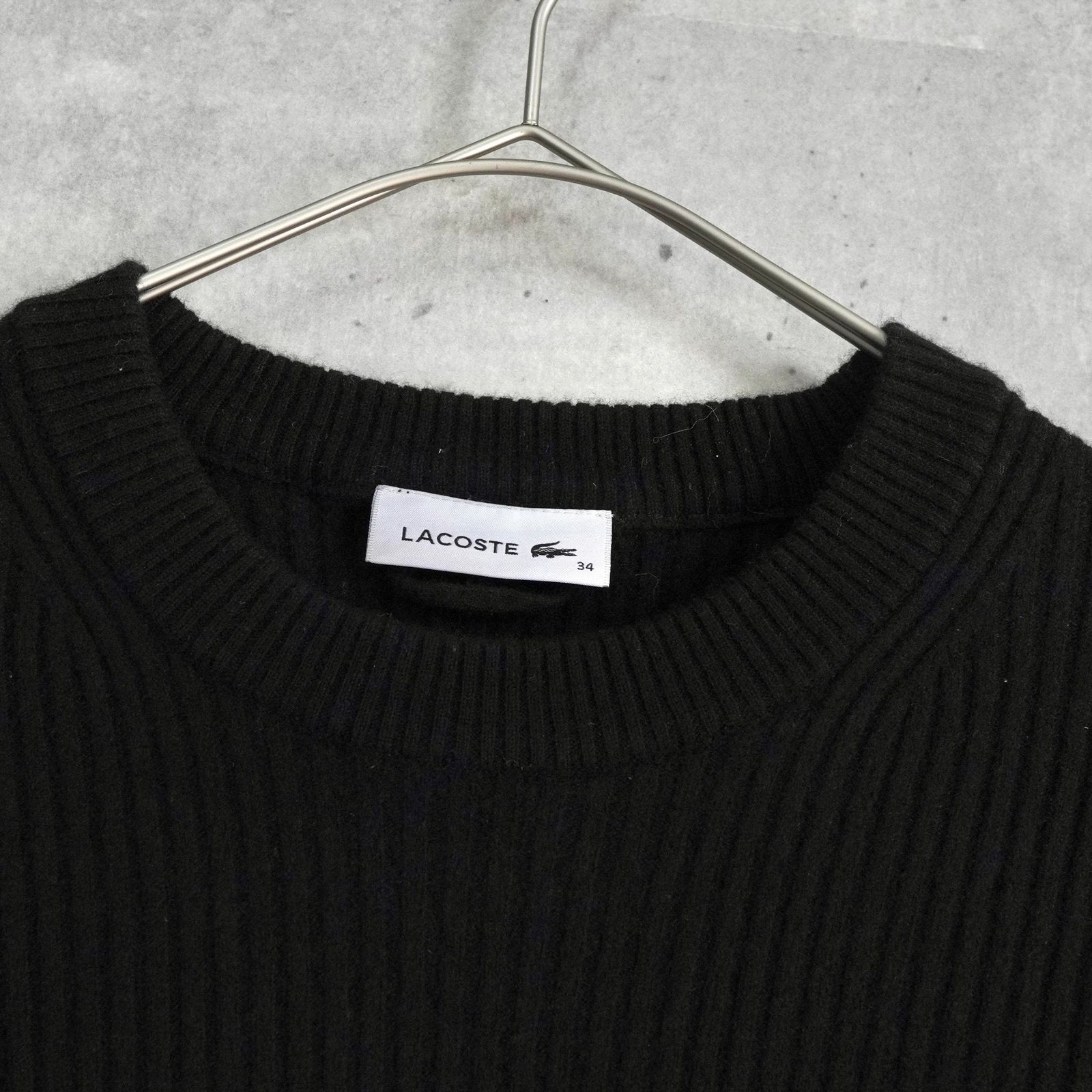 ロゴパッチニットワンピース