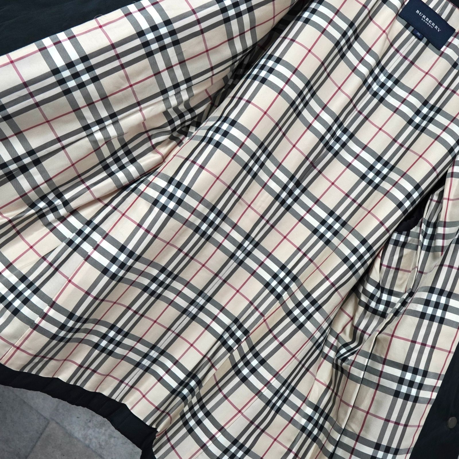 キルティングジャケット ブラック