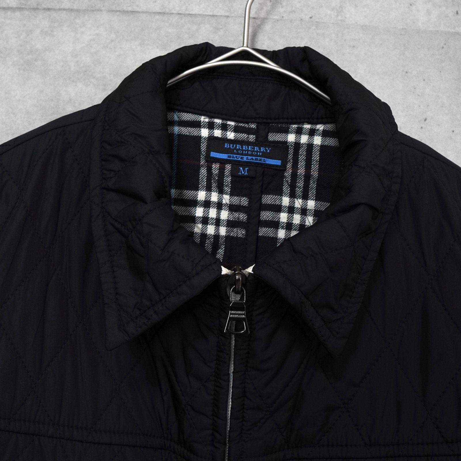 ノバチェック裏地 キルティングジャケット